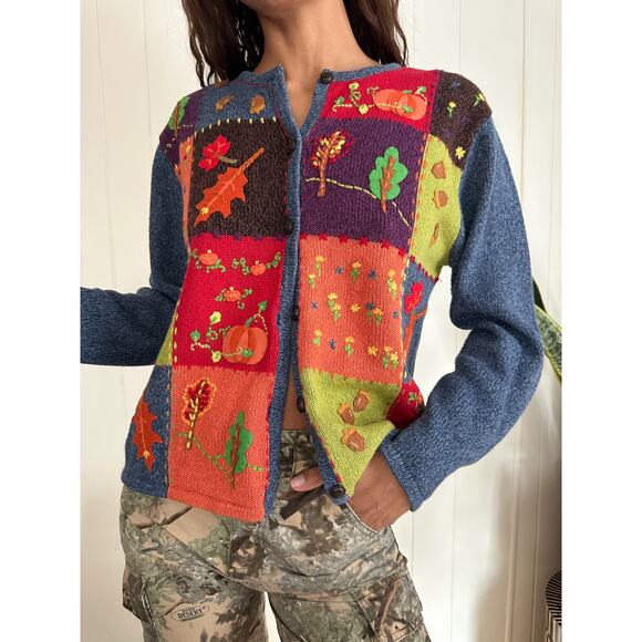Vintage Fall Sweater Size Medium - Picture 1 of 3